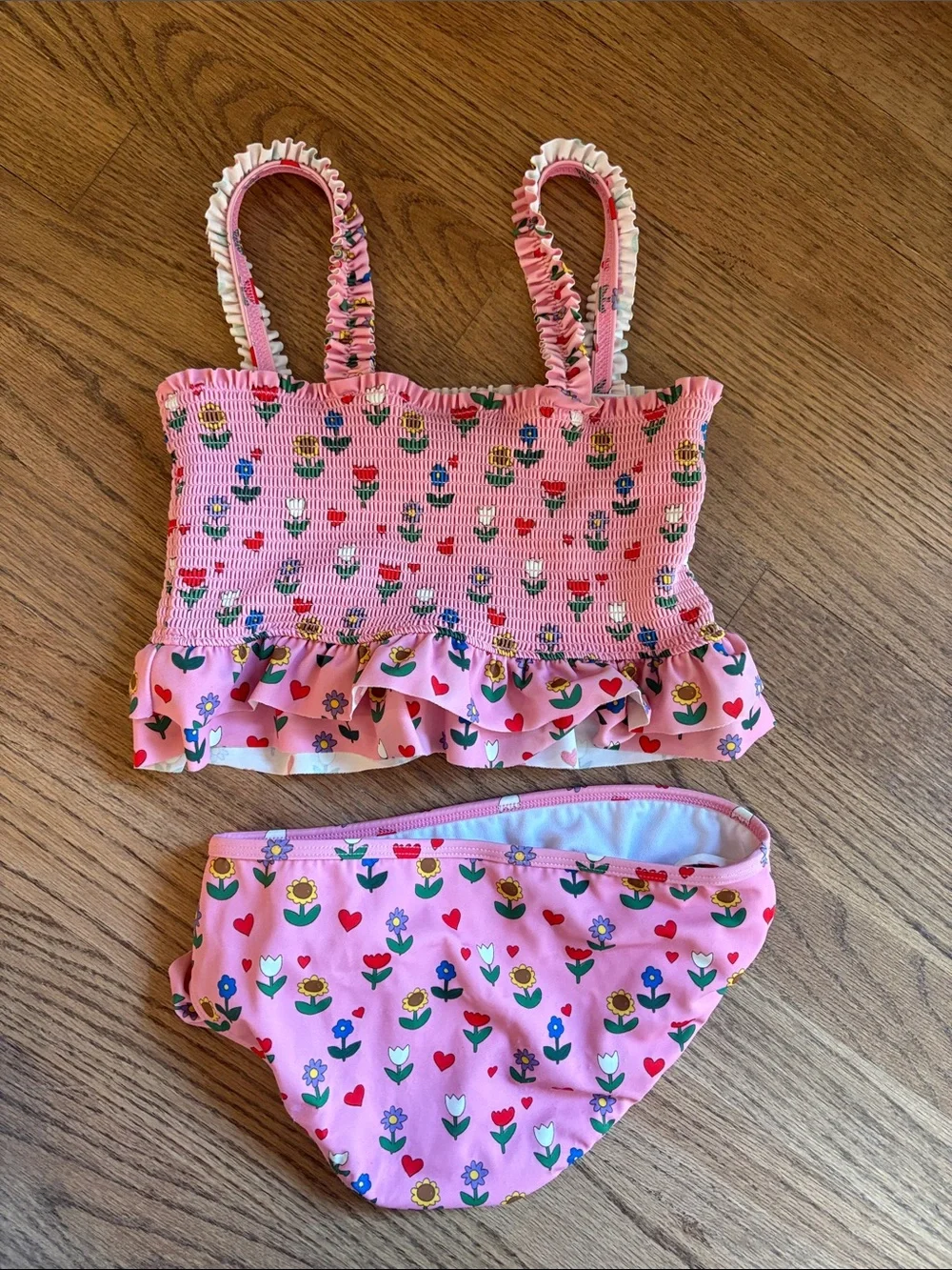 Mini Boden smocked swimsuit - Picture 2 of 4